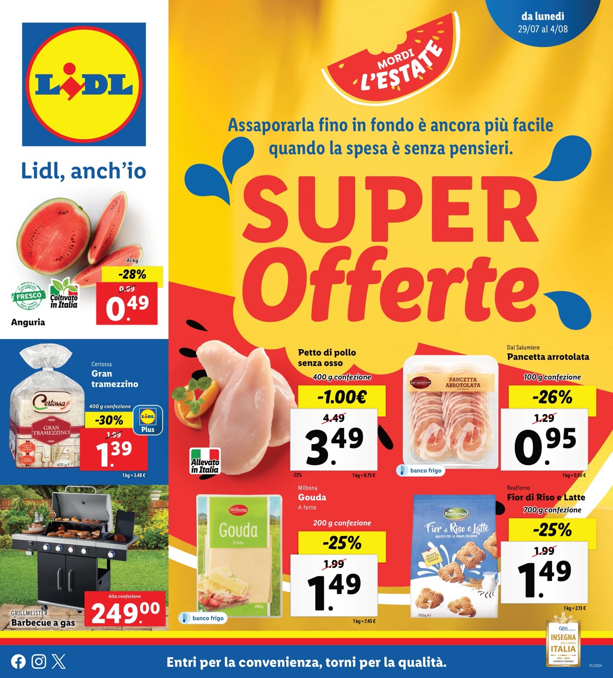 Volantino Lidl Nuovo Dal 29 Luglio Al 4 Agosto 2024