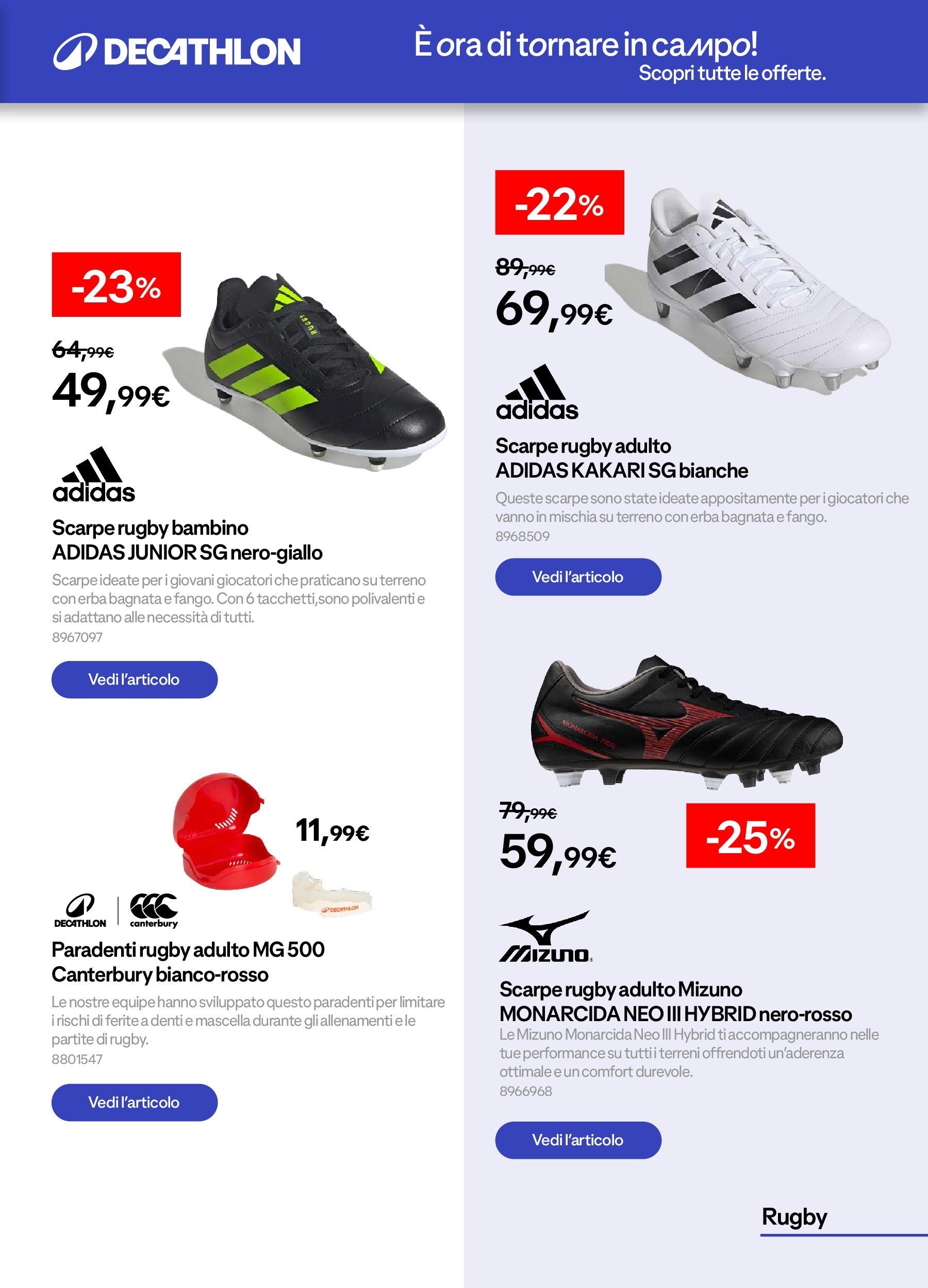 Volantino Decathlon dal 23 ottobre al 31 ottobre, 2025 anteprima 4 – decathlon volantino 23