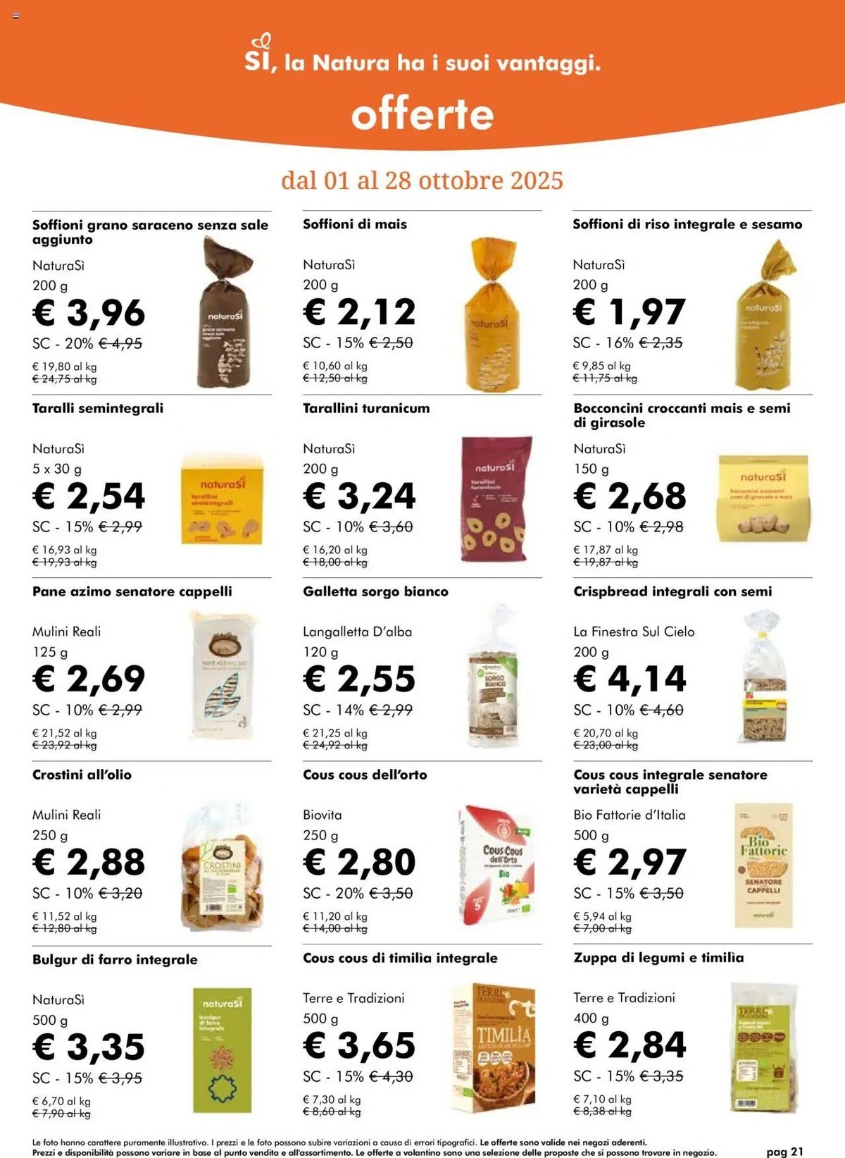Volantino NaturaSì Natale 2025 1 – naturasi volantino 21