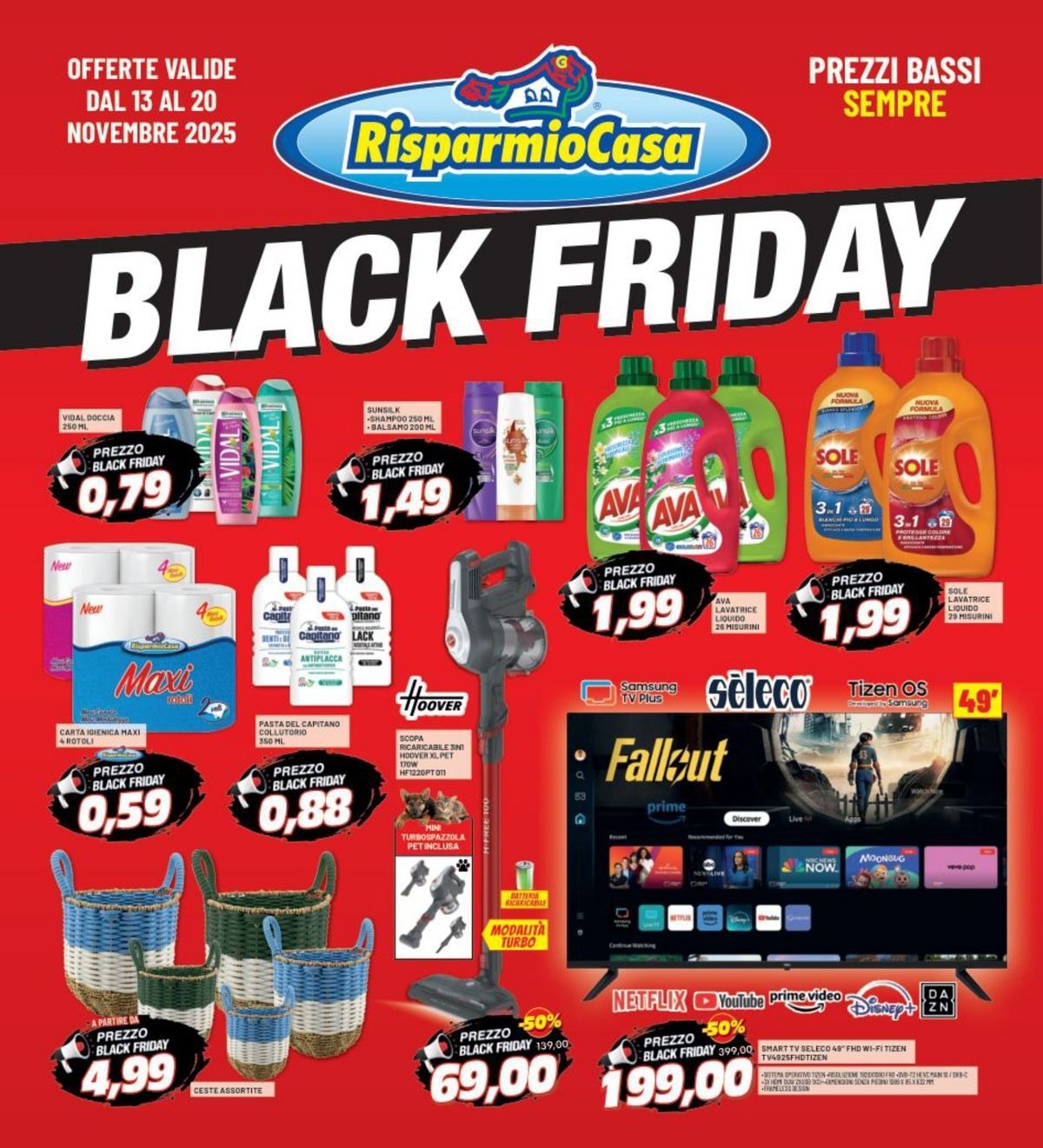 Volantino RisparmioCasa Black Friday 2025 1 – risparmio volantino 1