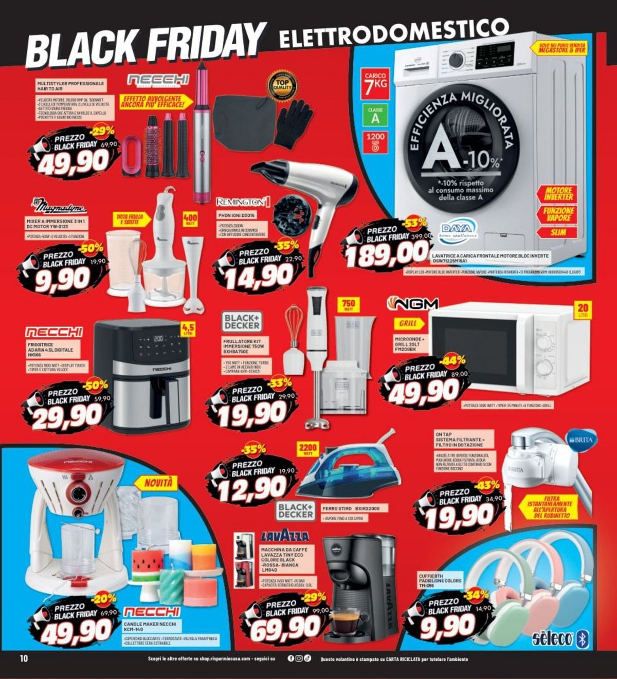 Volantino RisparmioCasa Black Friday 2025 3 – risparmio volantino 10