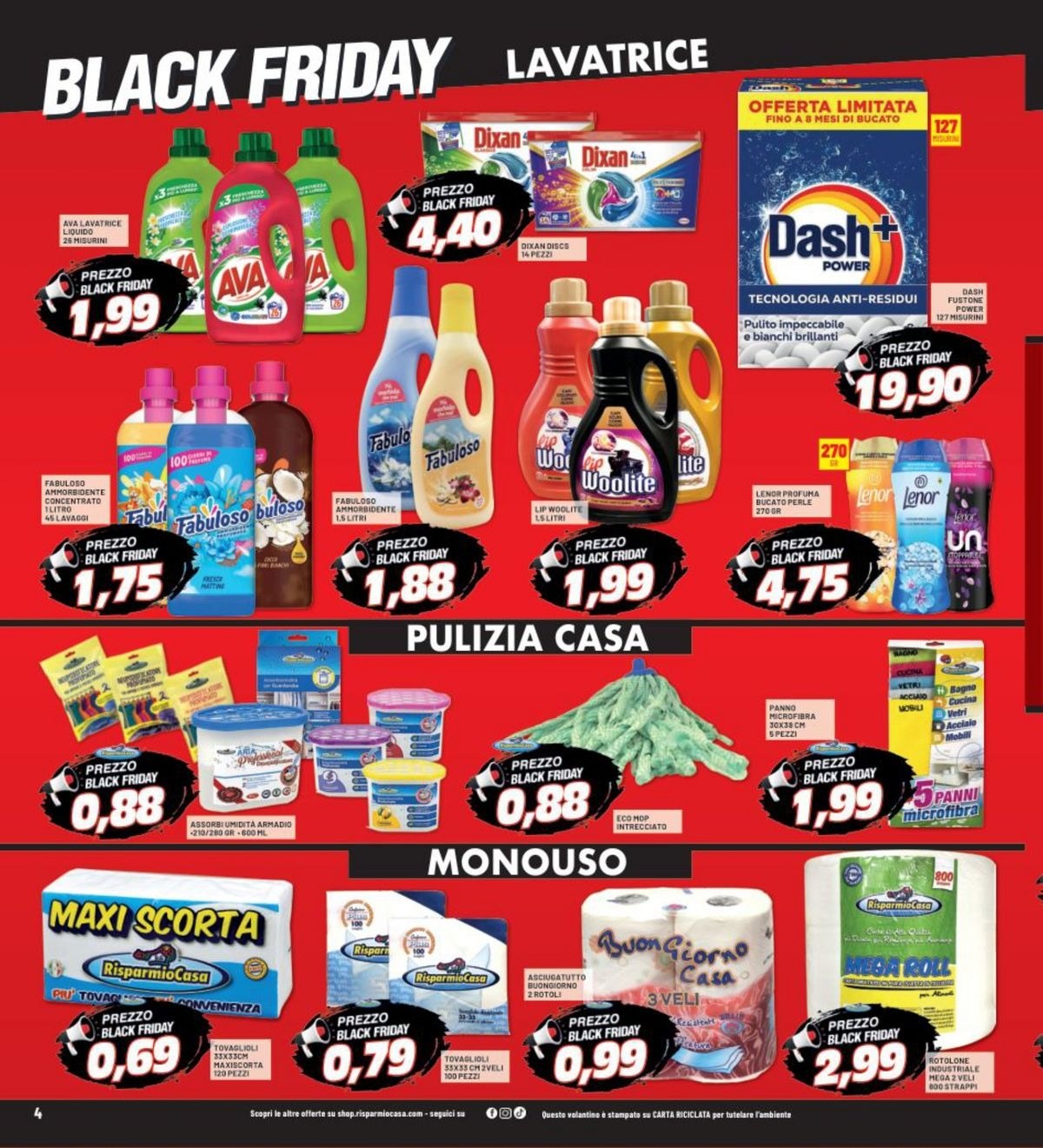 Volantino RisparmioCasa Black Friday 2025 3 – risparmio volantino 4