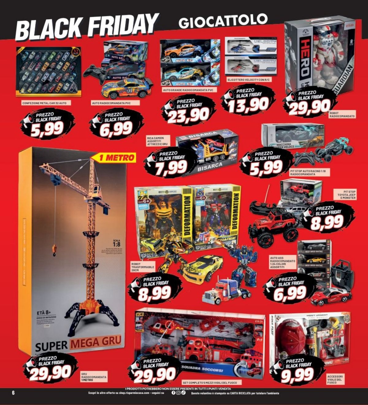 Volantino RisparmioCasa Black Friday 2025 5 – risparmio volantino 6