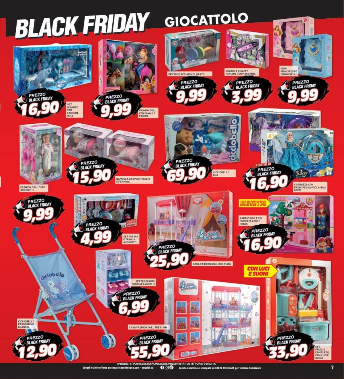 Volantino RisparmioCasa Black Friday 2025 6 – risparmio volantino 7