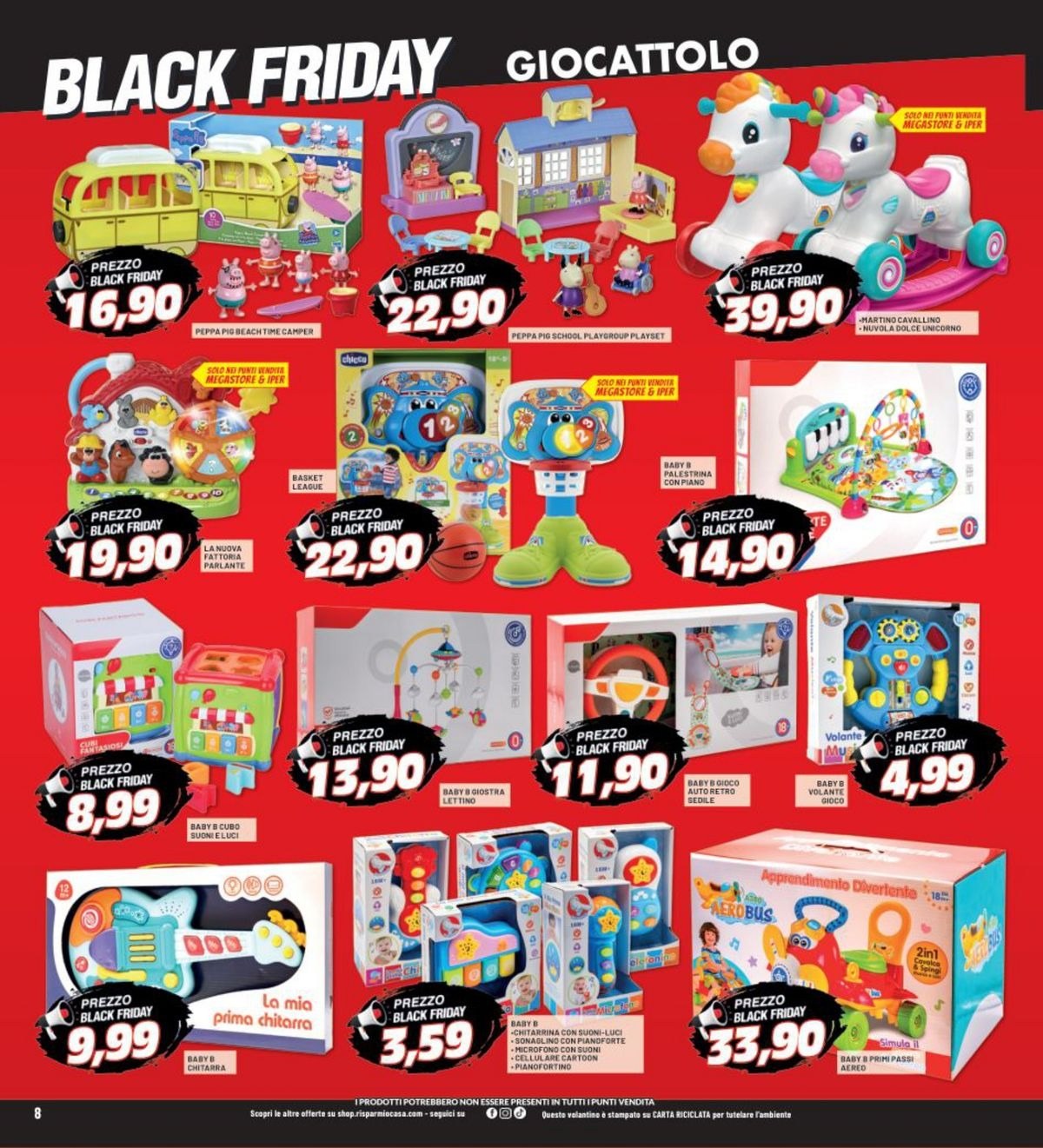 Volantino RisparmioCasa Black Friday 2025 1 – risparmio volantino 8