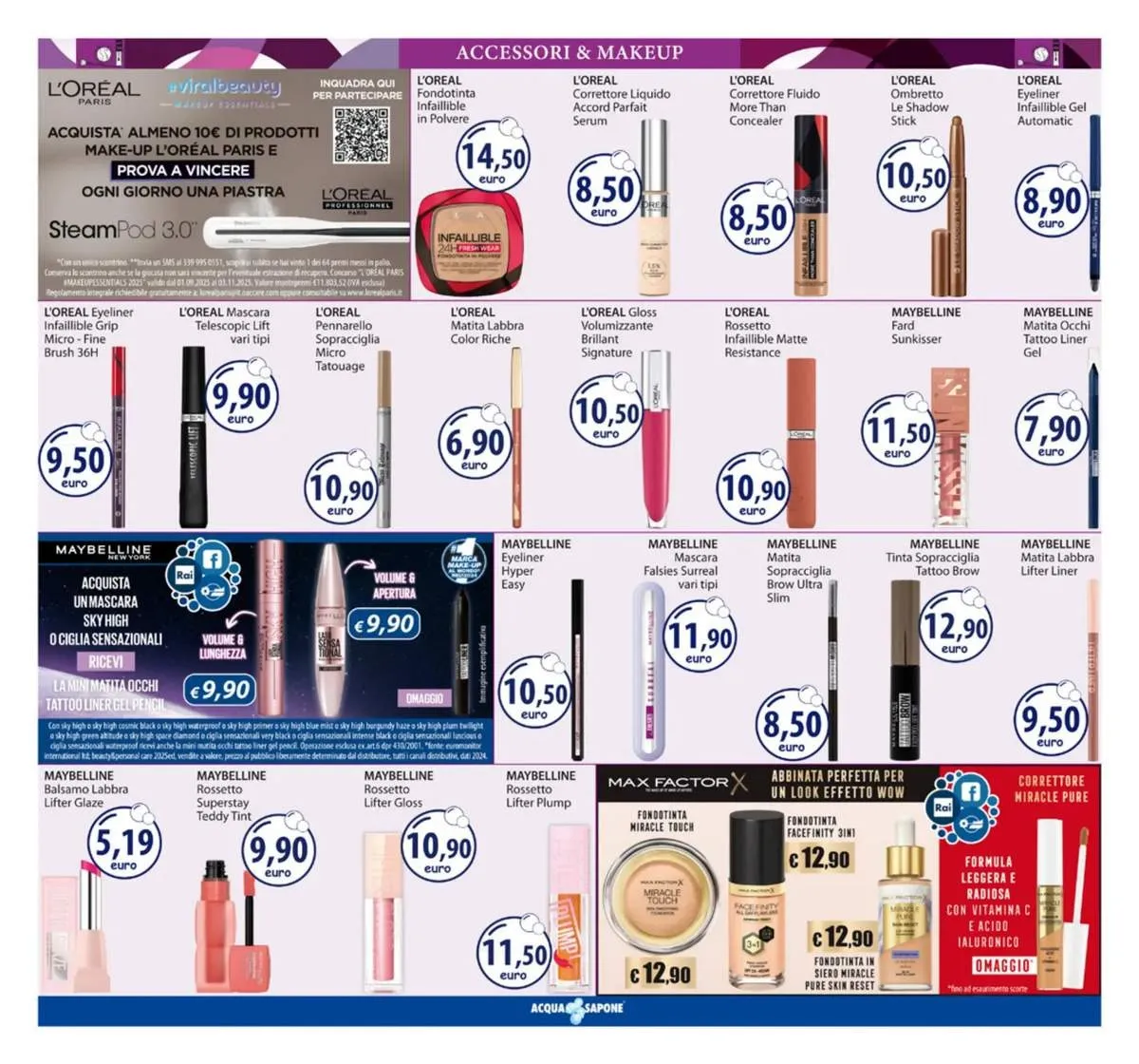 Volantino Acqua & Sapone Natale 2025 2 – acqua volantino 3