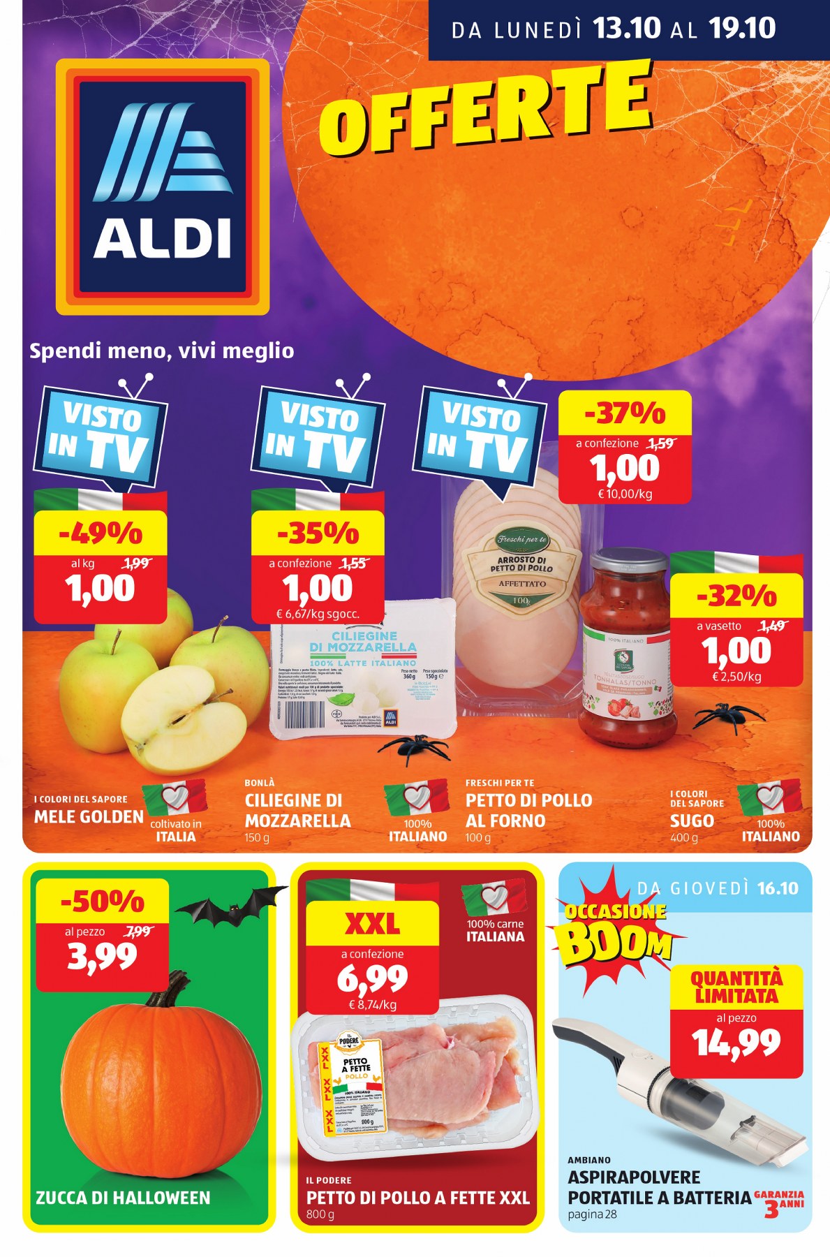 Volantino Aldi Halloween nuovo dal 13 ottobre al 19 ottobre, 2025 anteprima 2 – aldi volantino 1