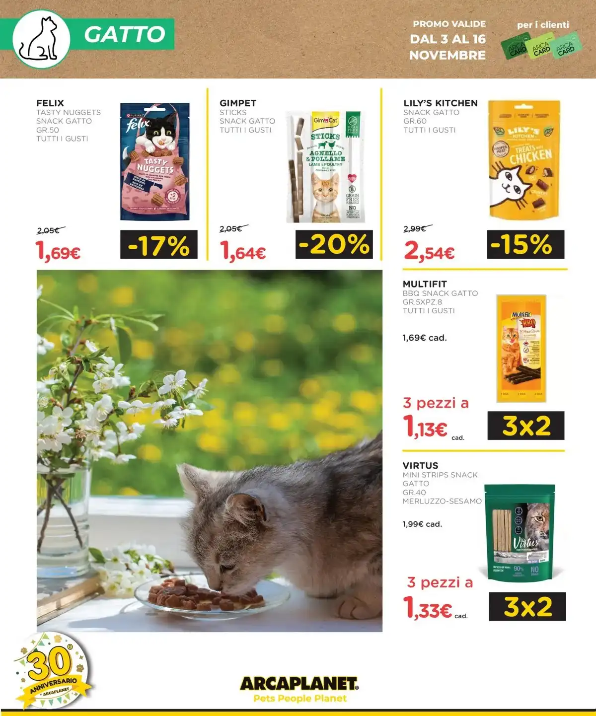 Volantino Arcaplanet nuovo dal 17 novembre al 31 novembre, 2025 anteprima 3 – arcaplanet volantino 10 1