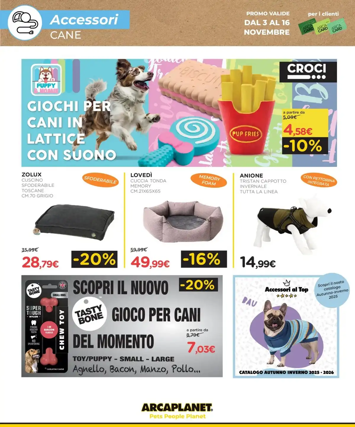Volantino Arcaplanet nuovo dal 17 novembre al 31 novembre, 2025 anteprima 3 – arcaplanet volantino 22 1