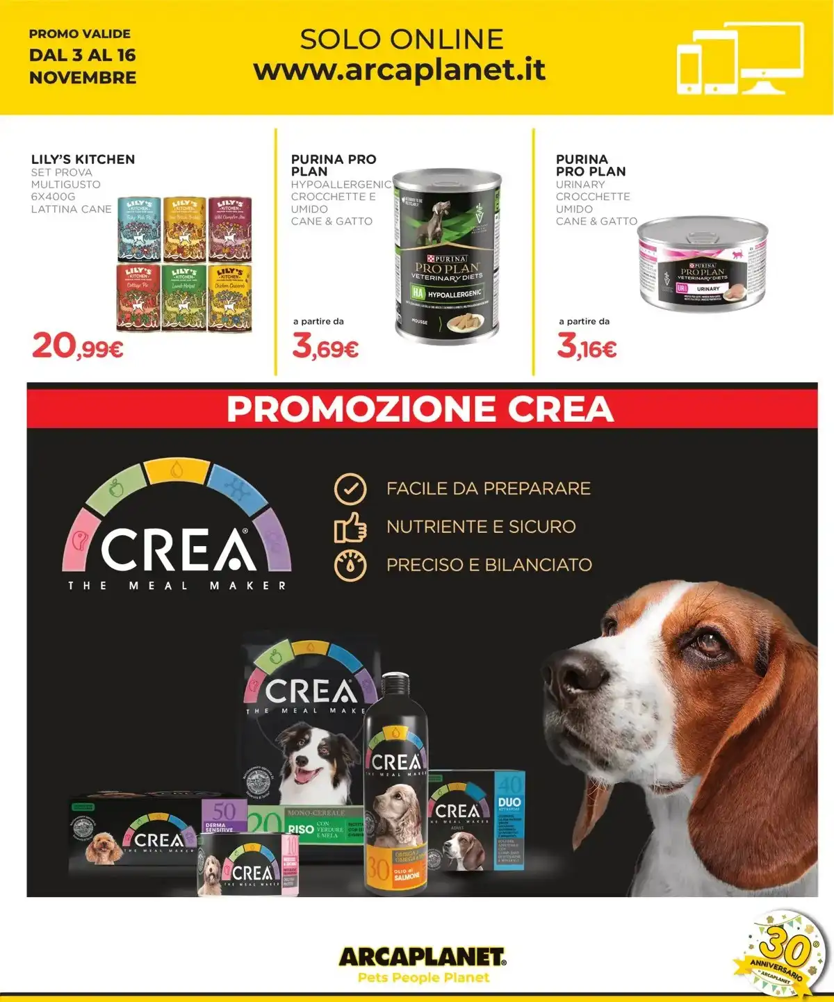 Volantino Arcaplanet nuovo dal 17 novembre al 31 novembre, 2025 anteprima 4 – arcaplanet volantino 35 1