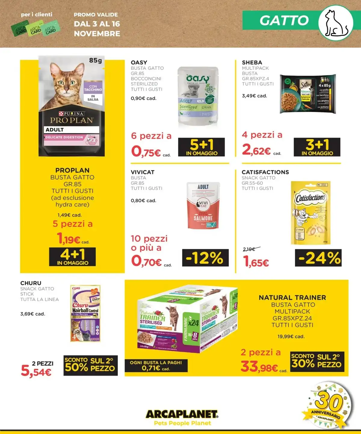 Volantino Arcaplanet nuovo dal 17 novembre al 31 novembre, 2025 anteprima 2 – arcaplanet volantino 9 1