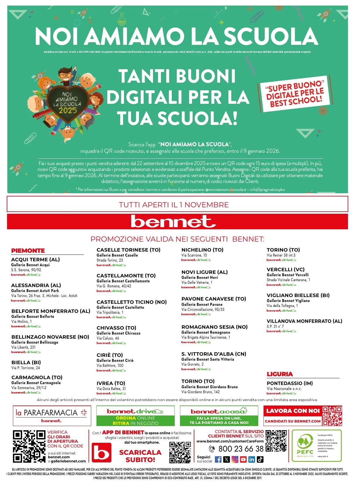 Volantino Bennet Natale 2025 4 – bennet volantino 40