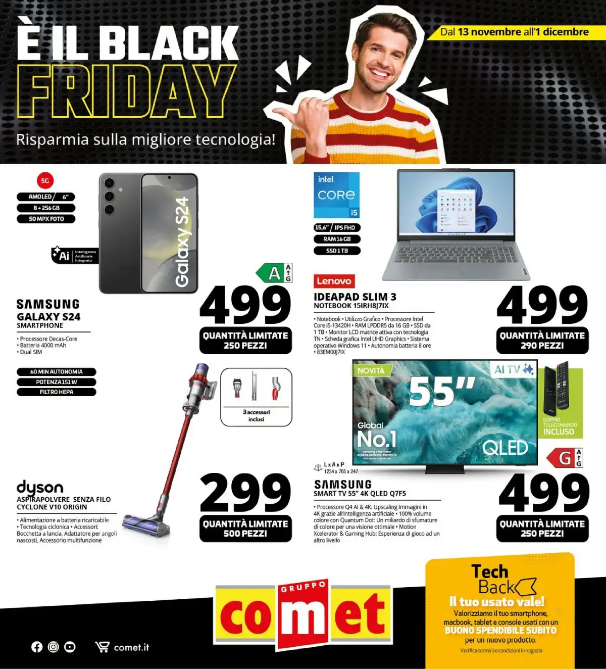 Volantino Comet Black Friday 2025 4 – comet black 1