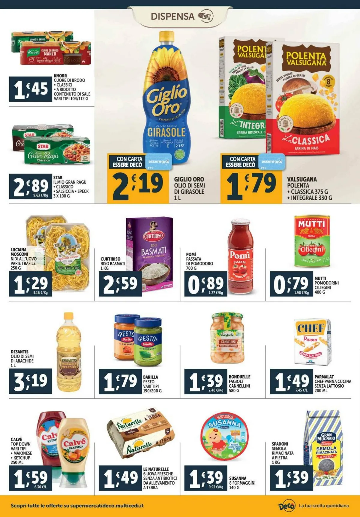 Volantino Decò Supermercati dal 28 ottobre al 6 novembre, 2025 anteprima 1 – deco supermercati 14