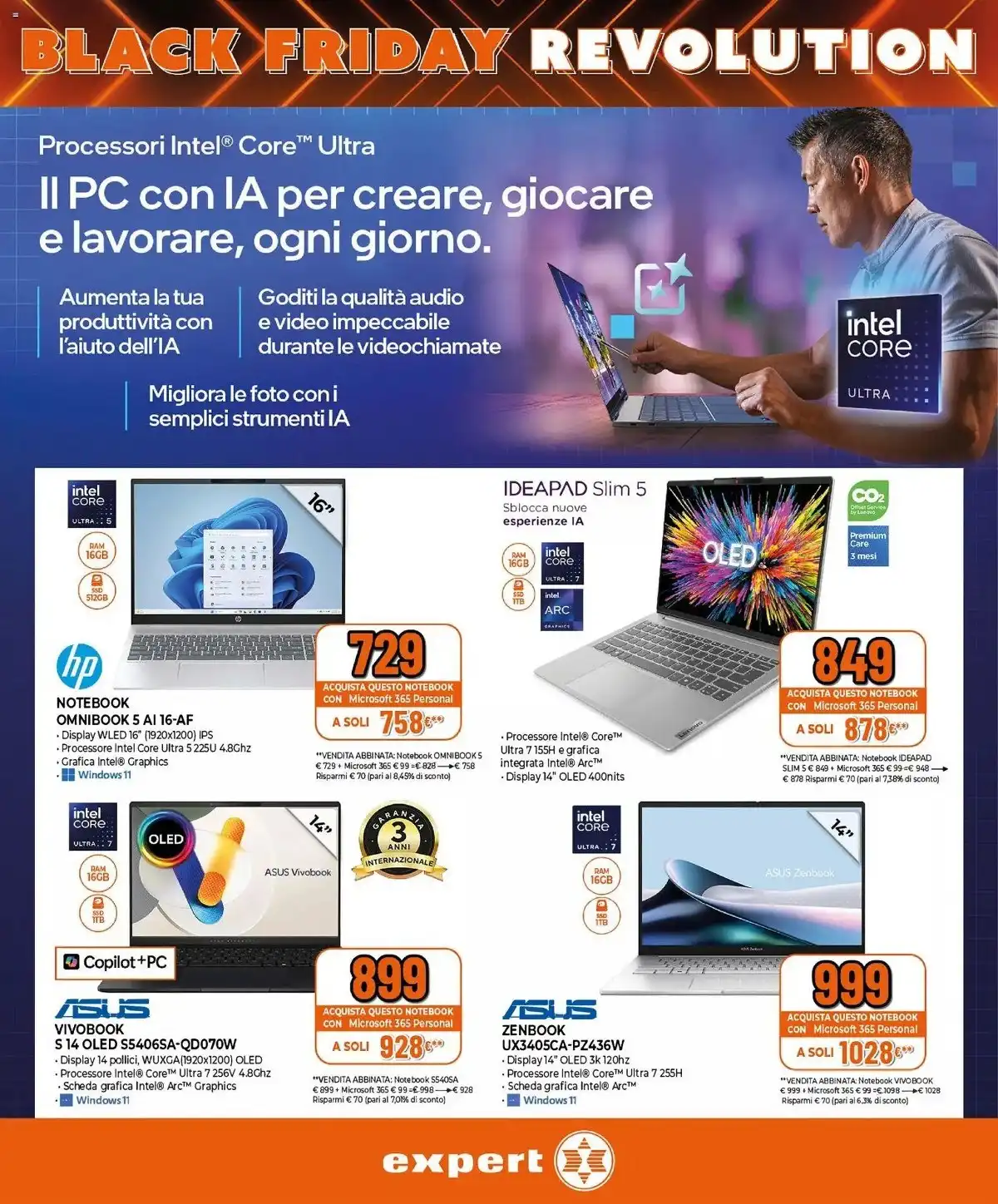 Volantino Expert Black Friday 2025 5 – expert volantno 12