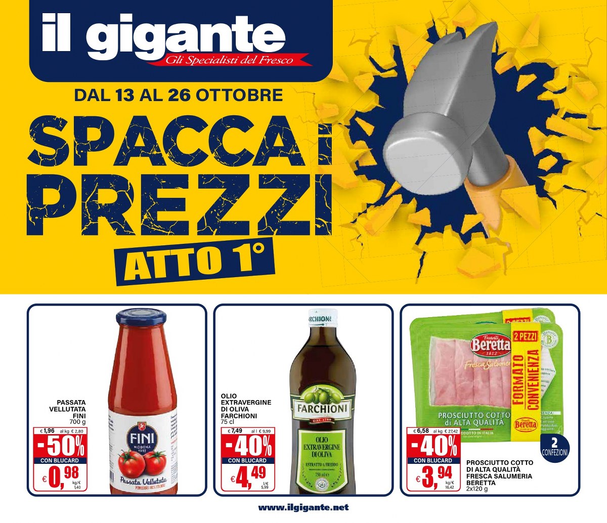 Volantino il Gigante nuovo dal 13 ottobre al 26 ottobre, 2025 anteprima 1 – il gigante 1 1