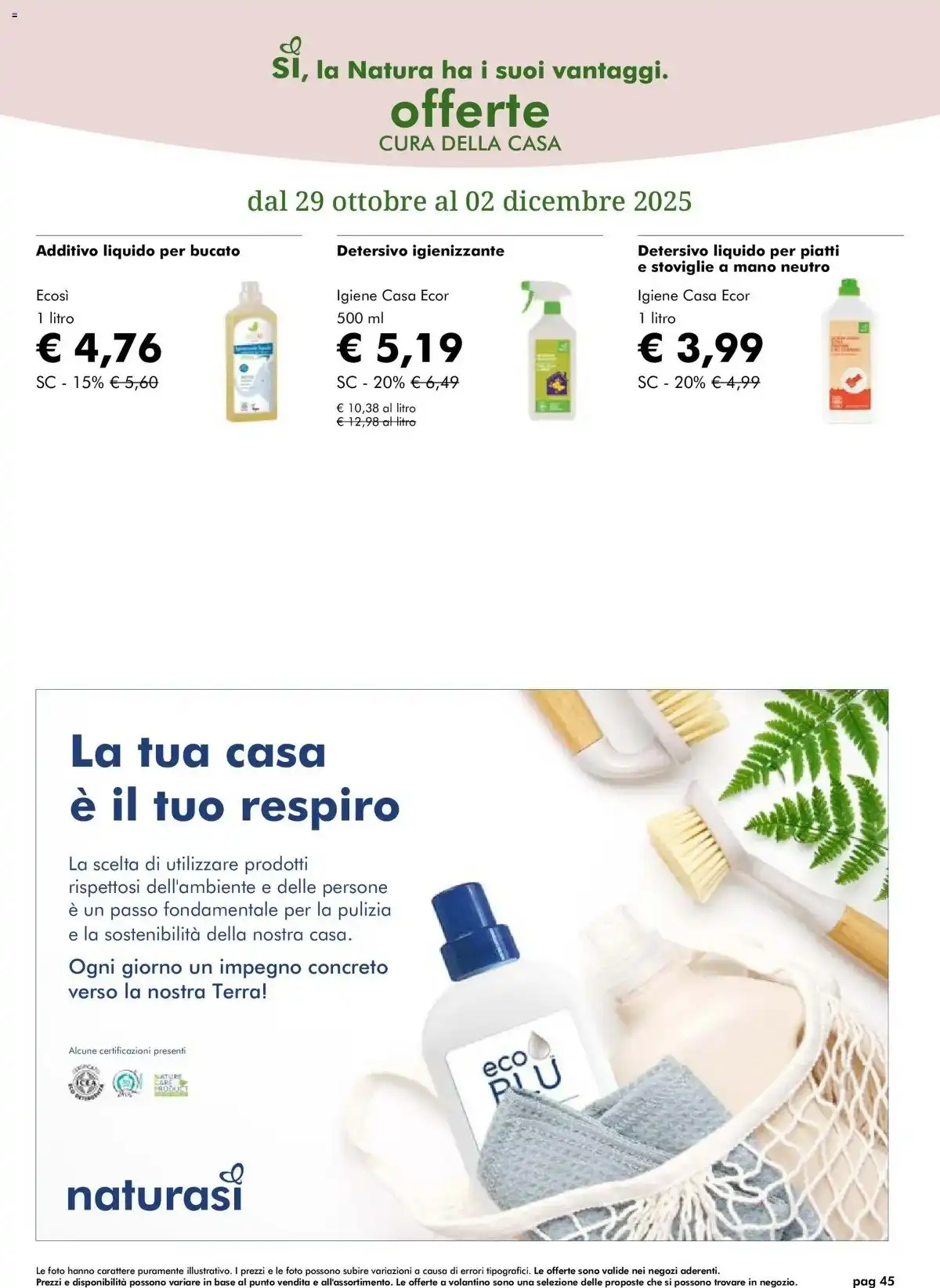 Volantino Naturasi Black Friday 2025 7 – naturasi novembre 45