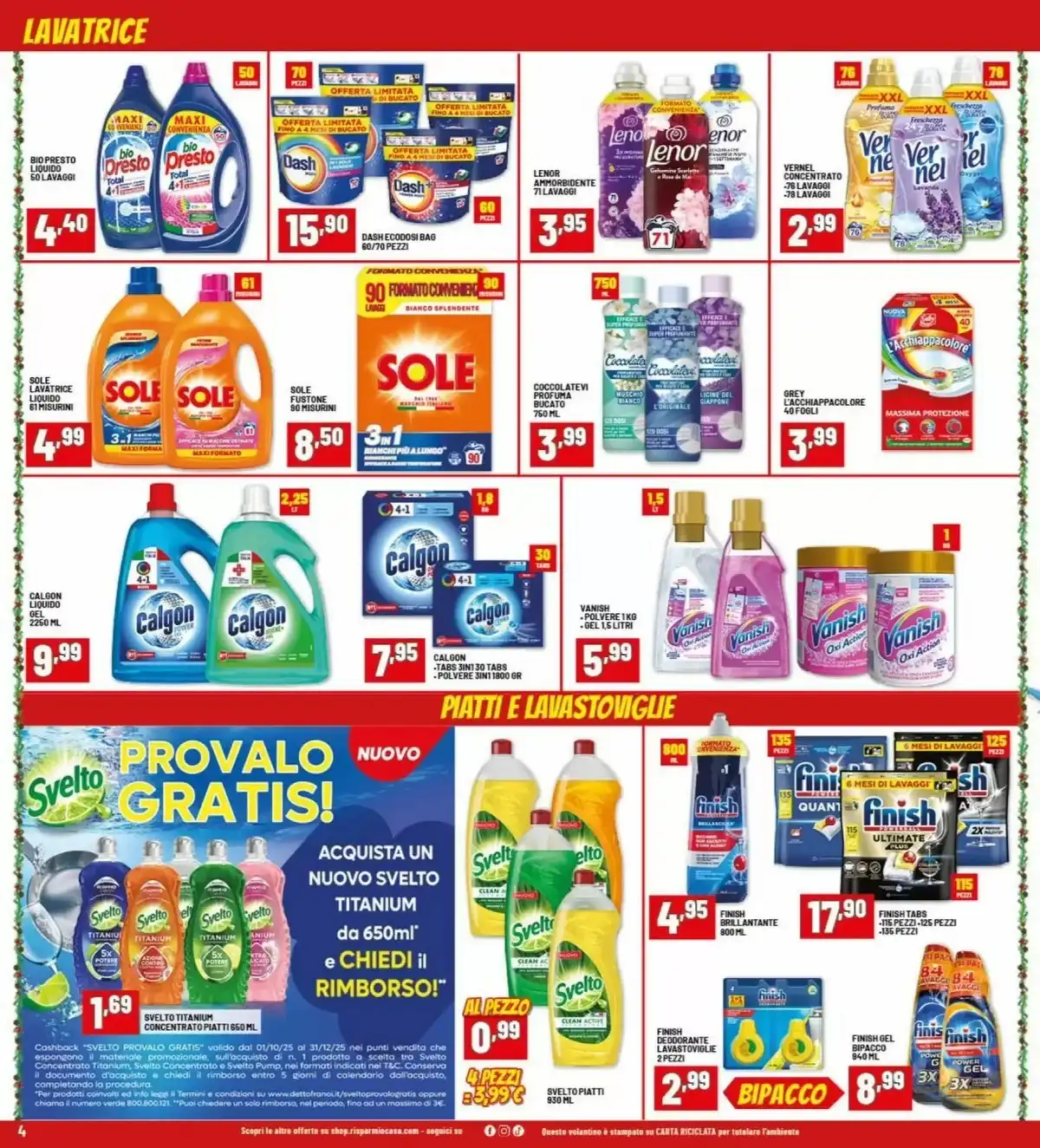 Volantino Risparmiocasa Natale 2025 - Pagina