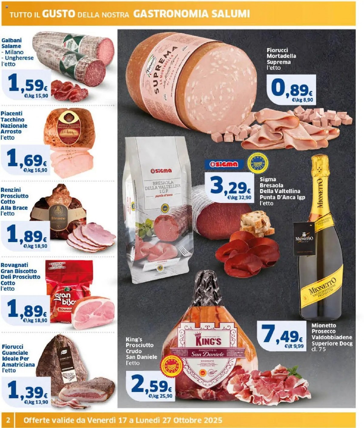 Volantino Sigma dal 17 ottobre al 27 ottobre, 2025 anteprima 1 – sigma volantino 2 1