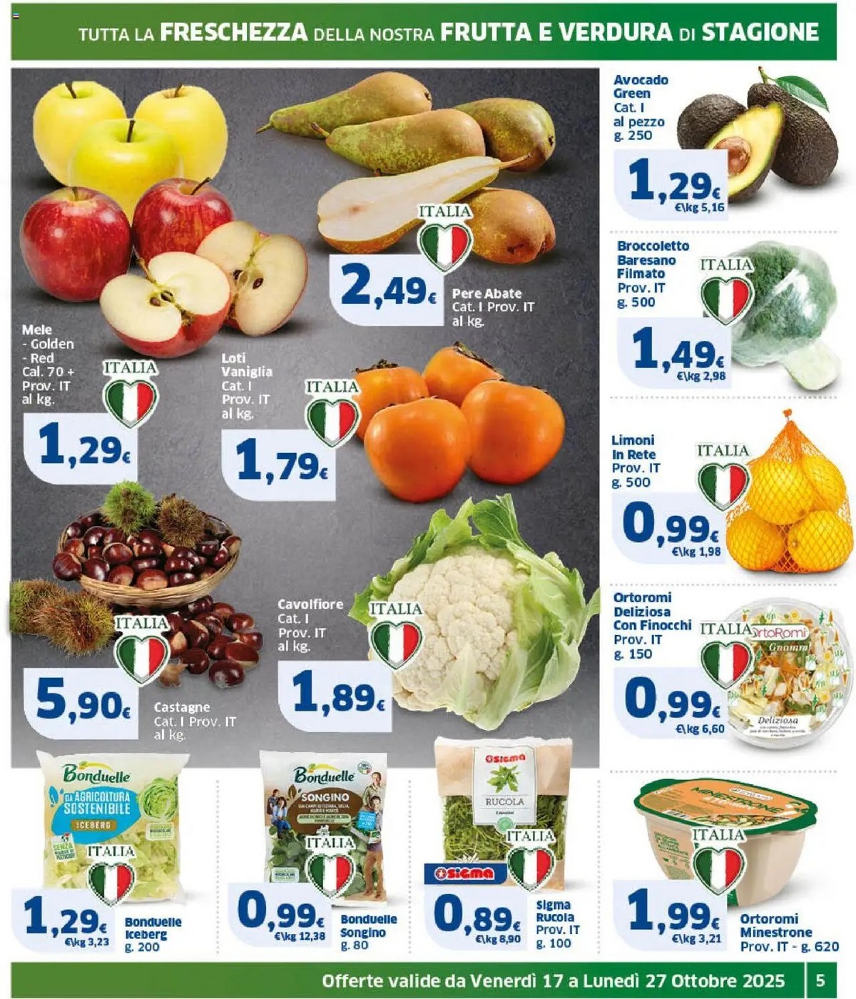 Volantino Sigma dal 17 ottobre al 27 ottobre, 2025 anteprima 4 – sigma volantino 5 1