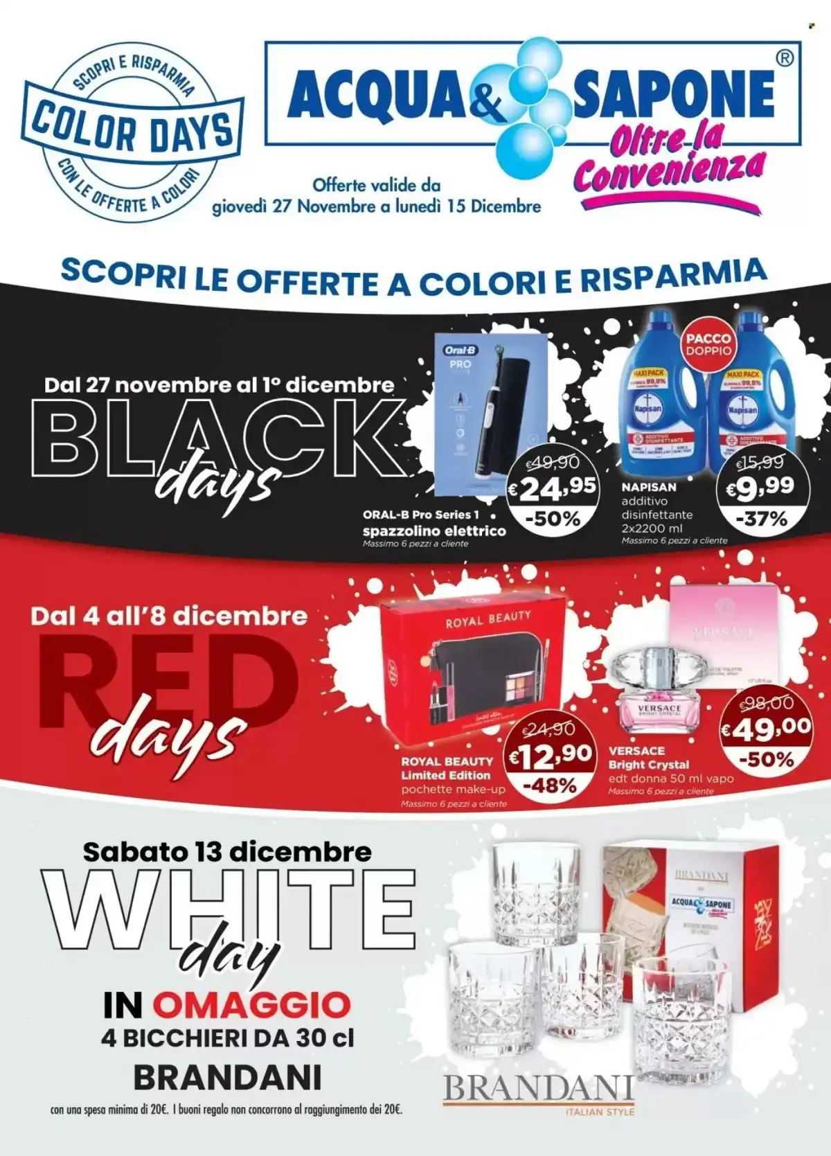 Volantino Acqua & Sapone Black Friday 2025 15 – acqua black friday 1