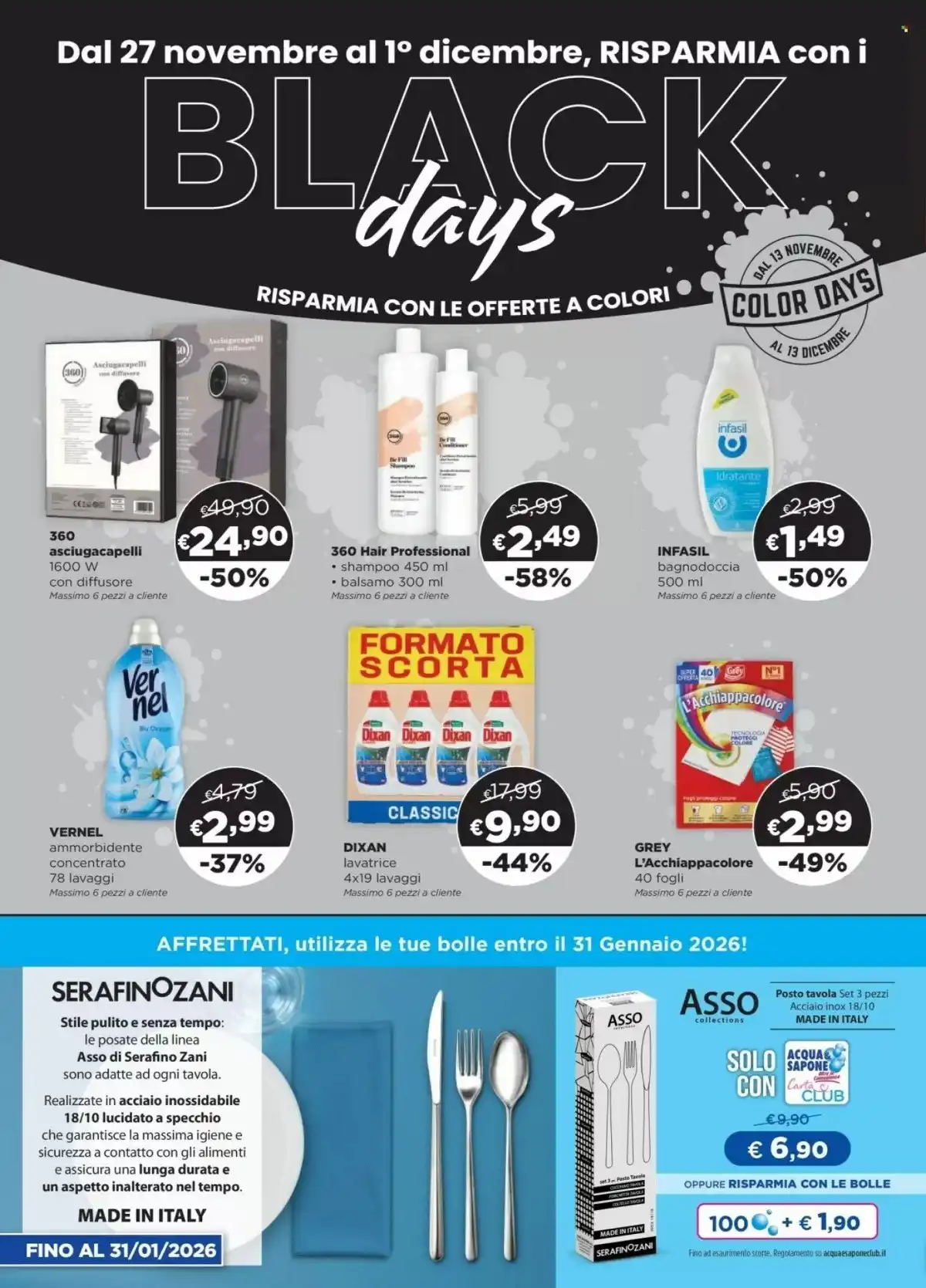 Volantino Acqua & Sapone nuovo dal 27 novembre al 15 dicembre, 2025 anteprima 1 – acqua black friday 2