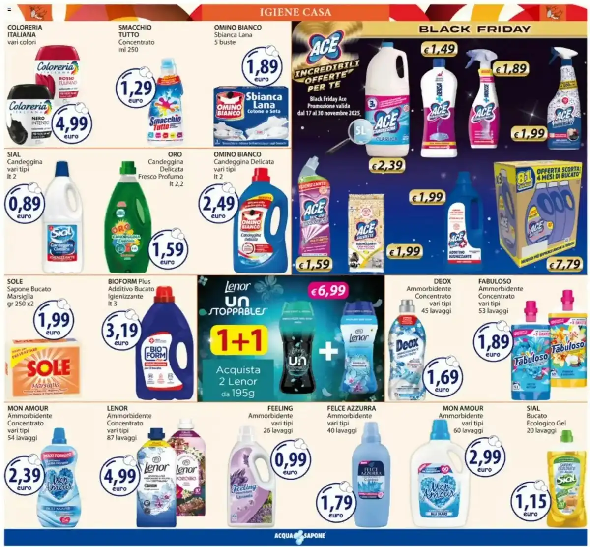 Volantino Acqua & Sapone nuovo dal 17 novembre al 30 novembre, 2025 anteprima 6 – acqua e sapone black friday 19