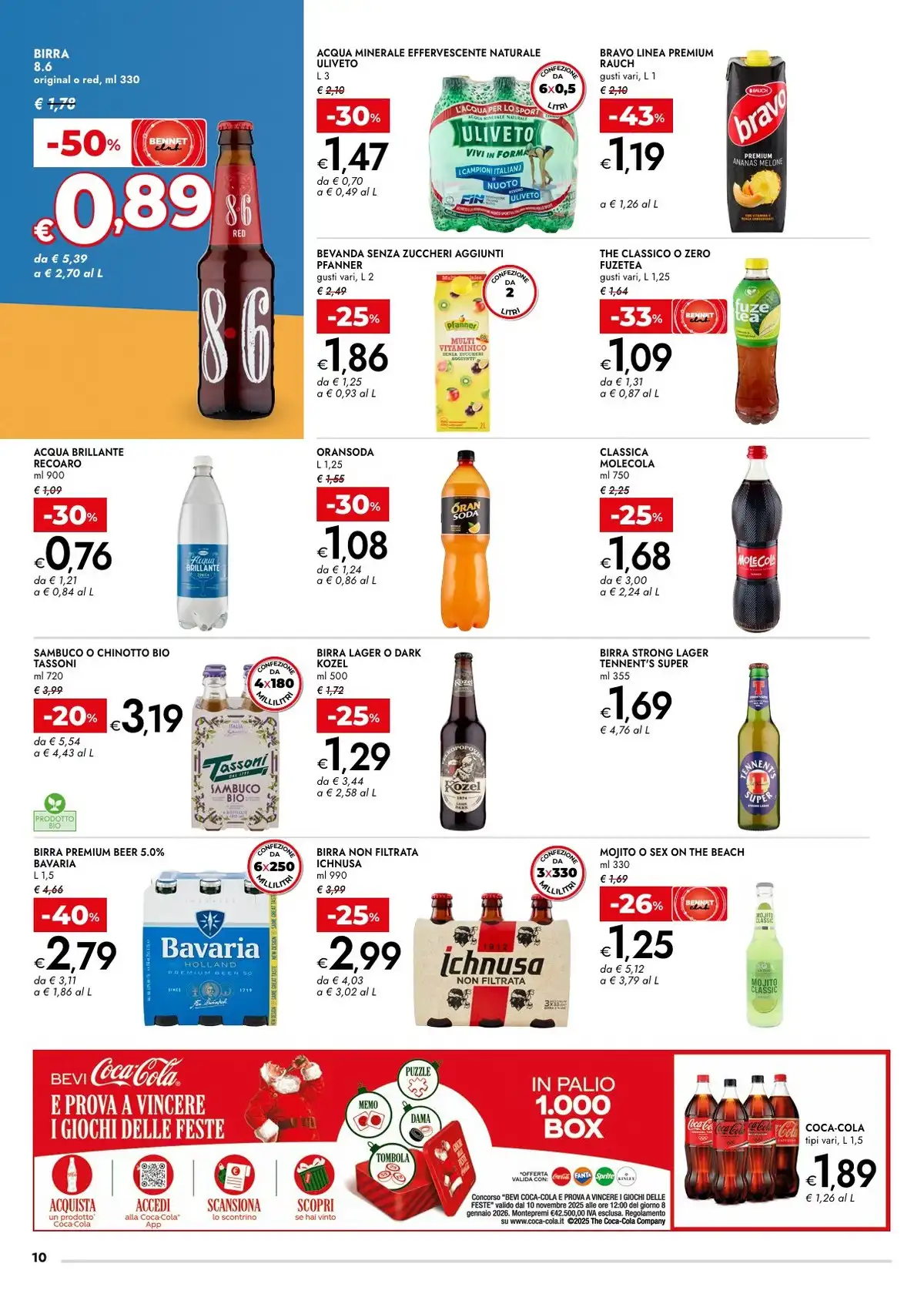 Volantino Bennet nuovo dal 11 dicembre al 24 dicembre, 2025 anteprima 3 – bennet volantino 10 2