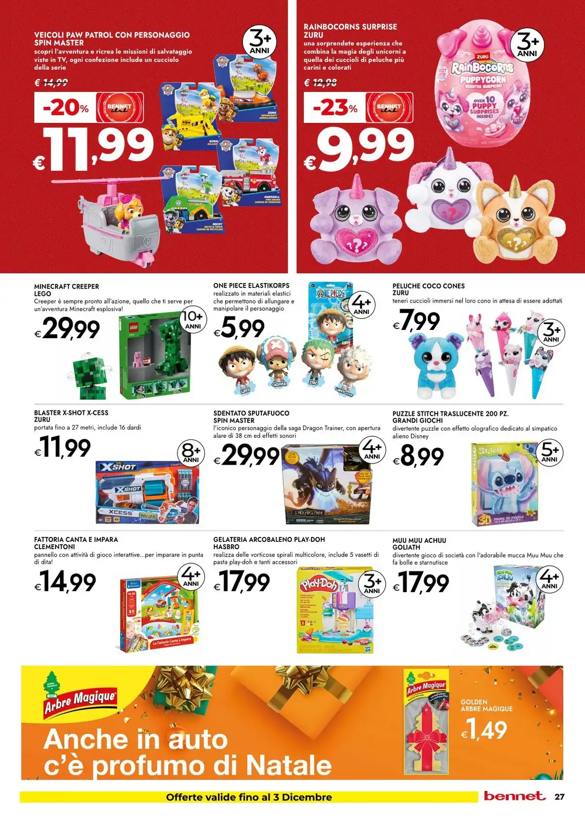 Volantino Bennet nuovo dal 4 dicembre al 17 dicembre, 2025 anteprima 7 – bennet volantino 27 1