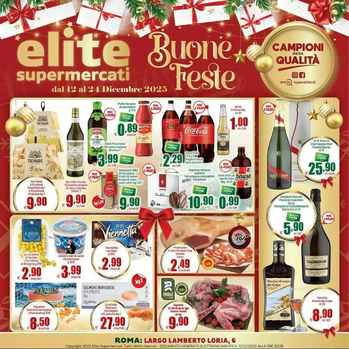 Volantino Elite Supermercati Natale 2025 1 – elite volantino 1