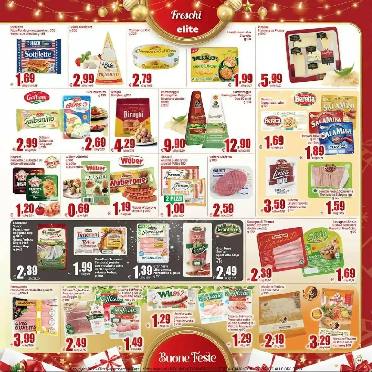 Volantino Elite Supermercati Natale 2025 - Pagina