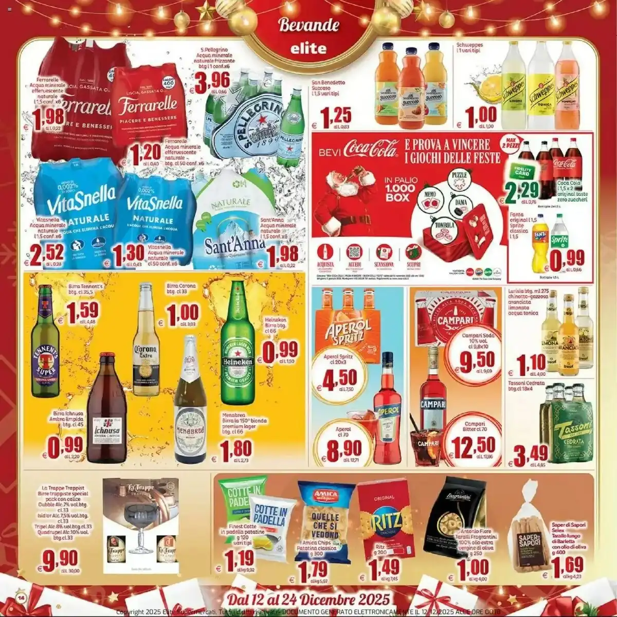 Volantino Elite Supermercati Natale 2025 1 – elite volantino 14