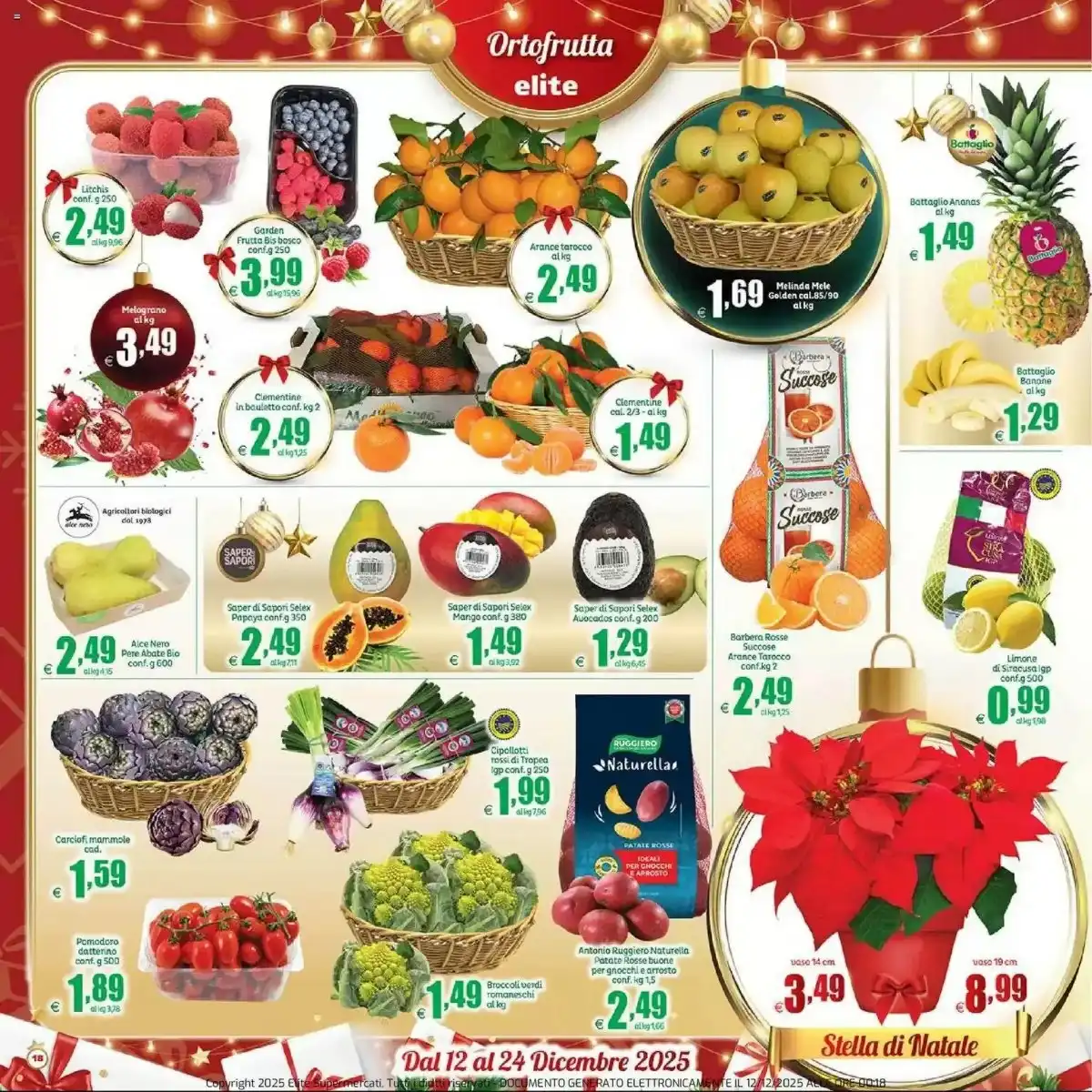 Volantino Elite Supermercati Natale 2025 5 – elite volantino 18