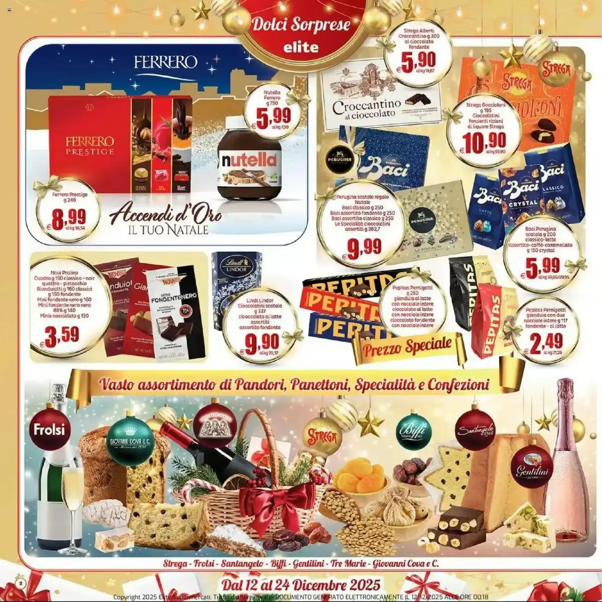 Volantino Elite Supermercati Natale 2025 - Pagina