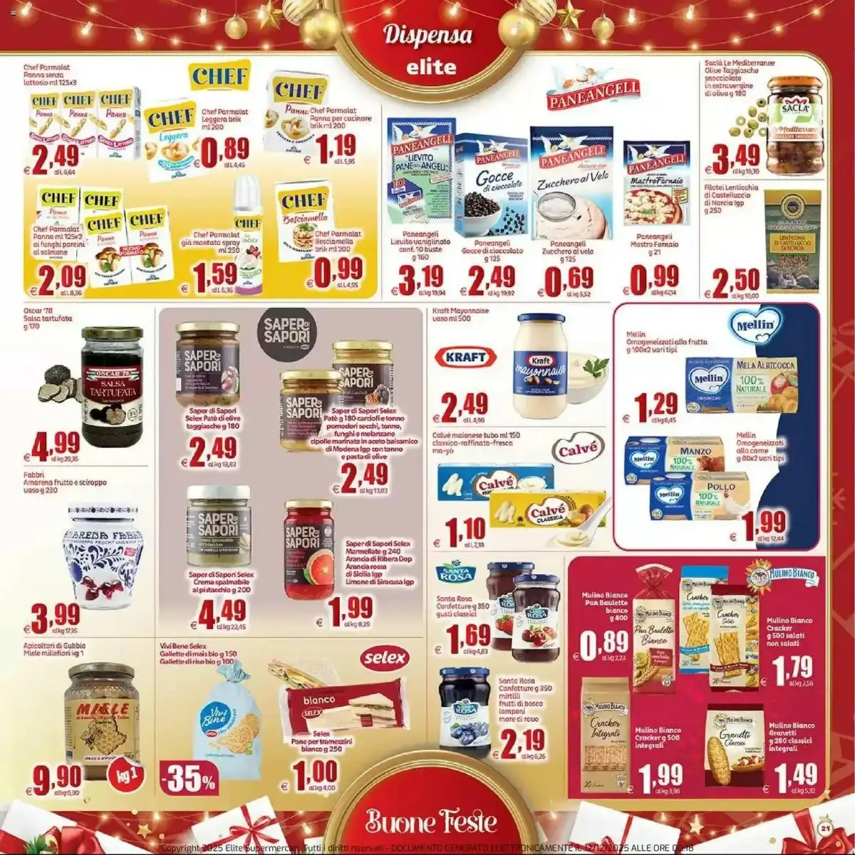 Volantino Elite Supermercati Natale 2025 2 – elite volantino 21