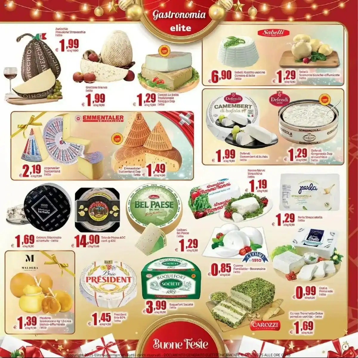 Volantino Elite Supermercati Natale 2025 - Pagina