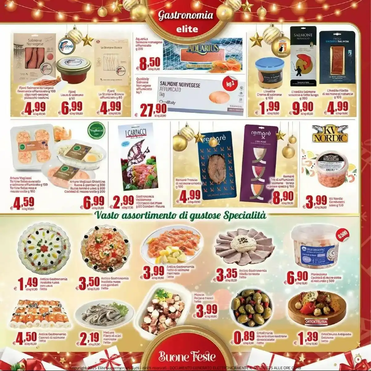Volantino Elite Supermercati Natale 2025 - Pagina