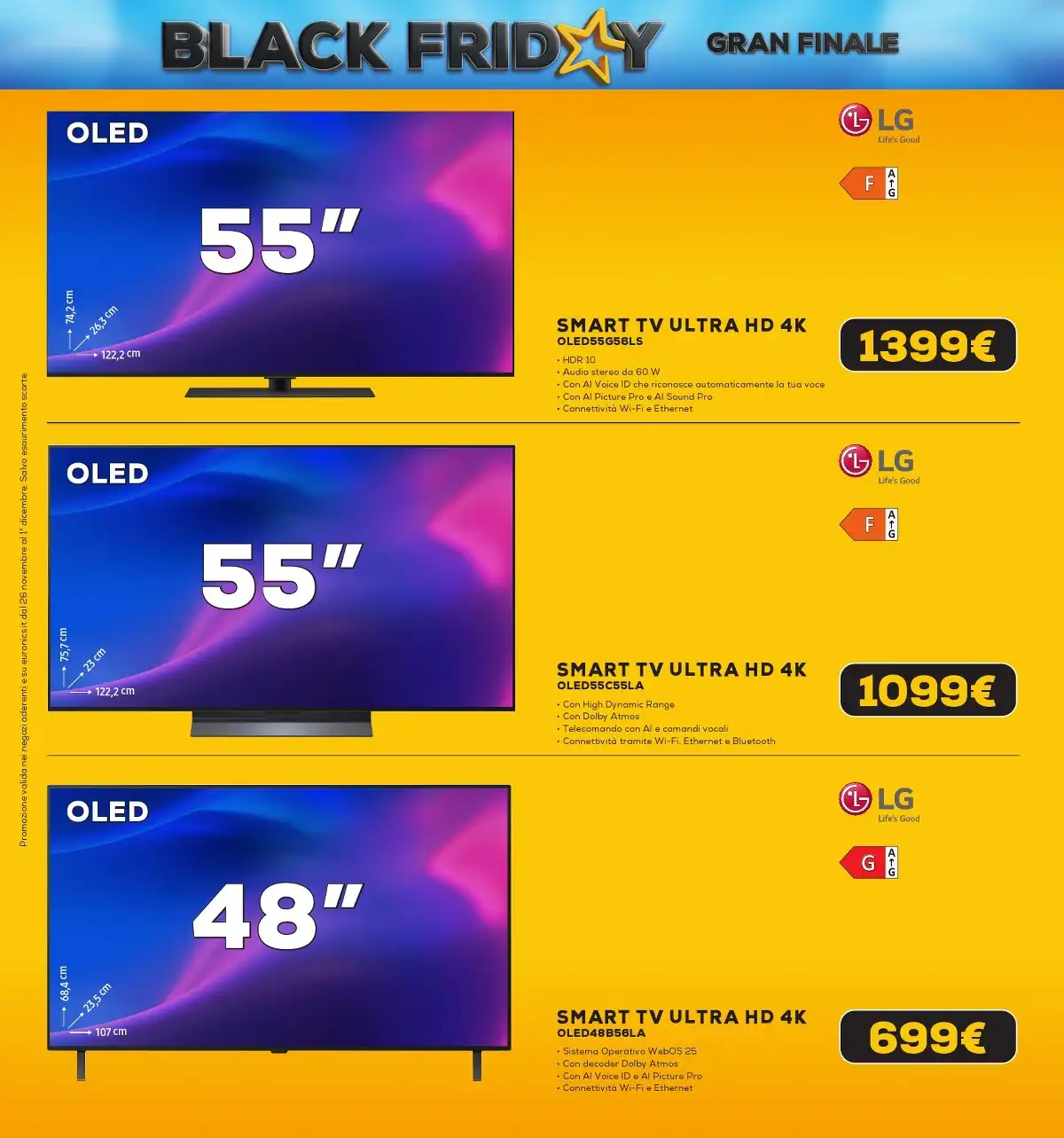 Volantino Euronics dal 26 novembre al 1 dicembre, 2025 anteprima 9 – euronics black friday 19