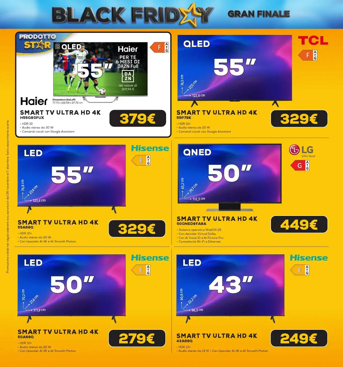 Volantino Euronics dal 26 novembre al 1 dicembre, 2025 anteprima 3 – euronics black friday 23