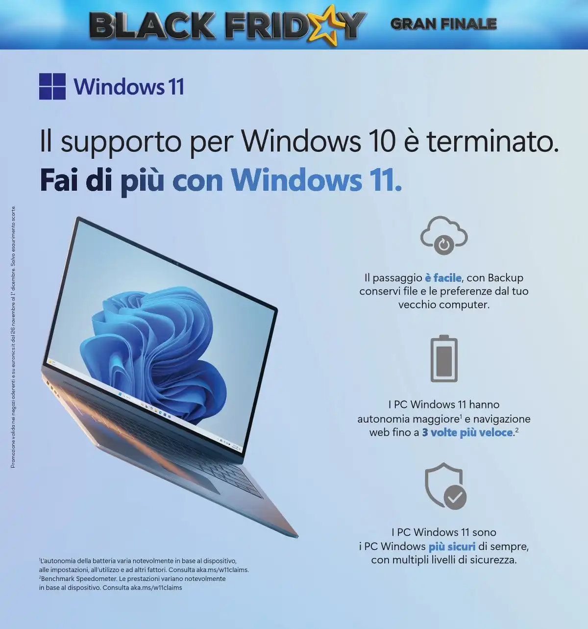 Volantino Euronics dal 26 novembre al 1 dicembre, 2025 anteprima 9 – euronics black friday 29