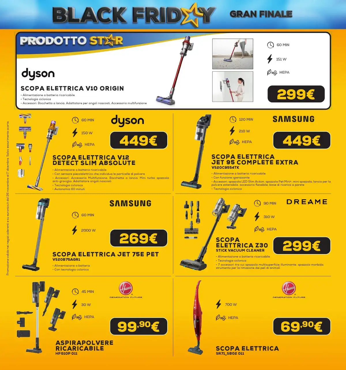 Volantino Euronics dal 26 novembre al 1 dicembre, 2025 anteprima 1 – euronics black friday 41