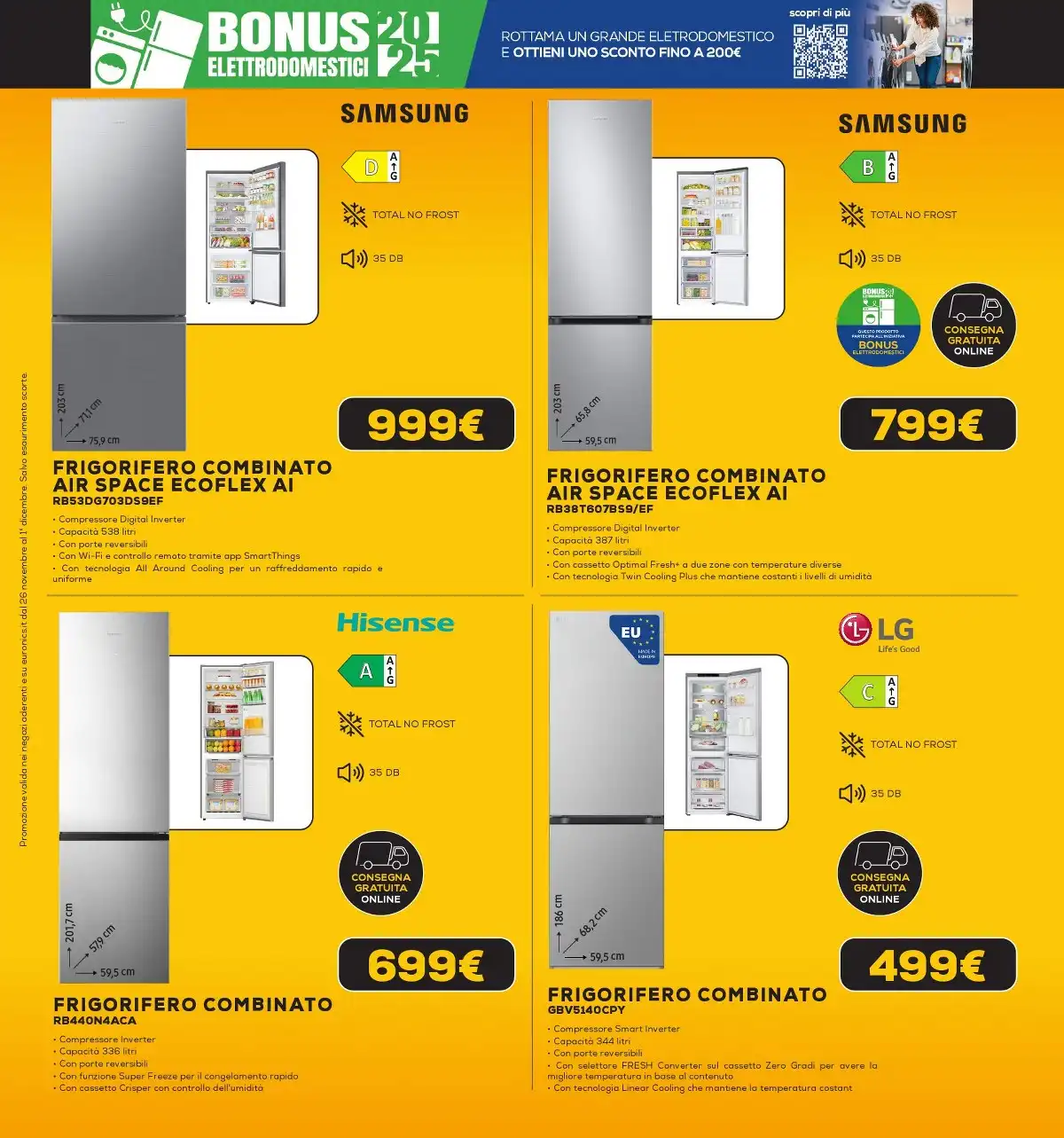 Volantino Euronics dal 26 novembre al 1 dicembre, 2025 anteprima 6 – euronics black friday 7