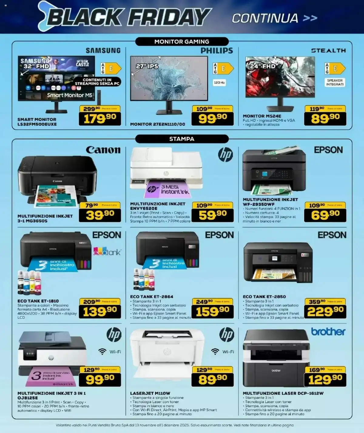 Volantino BRUNO Black Friday 2025 6 – euronics bruno black friday 13