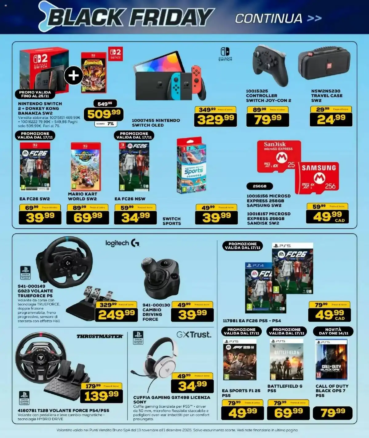 Volantino BRUNO Black Friday 2025 2 – euronics bruno black friday 15