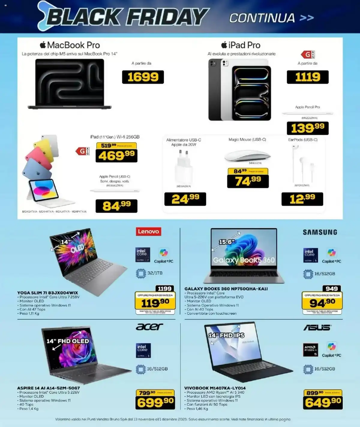 Volantino BRUNO Black Friday 2025 2 – euronics bruno black friday 9