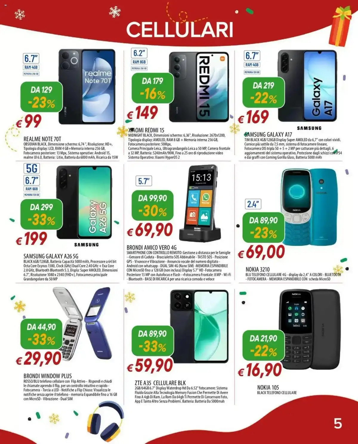 Volantino Galassia Natale 2025 - Pagina