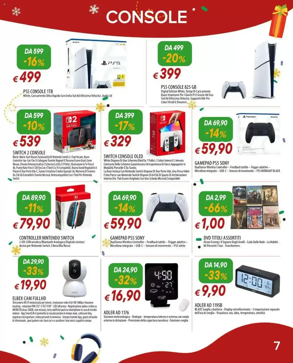 Volantino Galassia Natale 2025 - Pagina