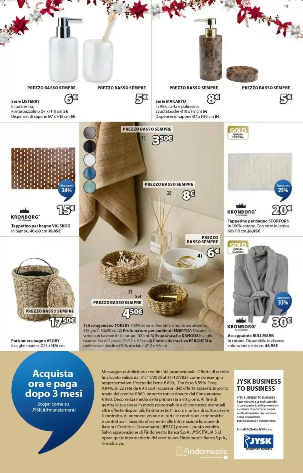 Volantino JYSK dal 11 dicembre al 31 dicembre, 2025 anteprima 3 – jysk volantino 15 1
