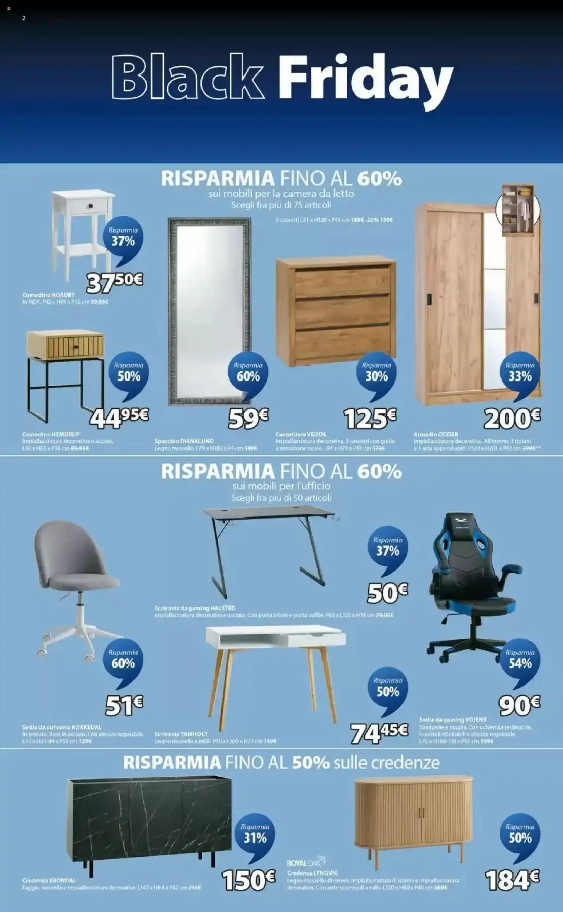 Volantino JYSK Black Friday dal 26 novembre al 30 novembre, 2025 anteprima 1 – jysk volantino 2 1