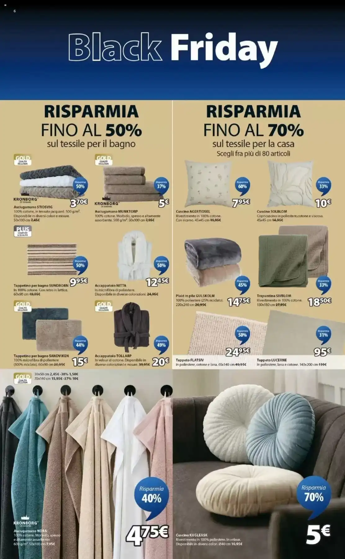 Volantino JYSK Black Friday dal 26 novembre al 30 novembre, 2025 anteprima 5 – jysk volantino 6 1